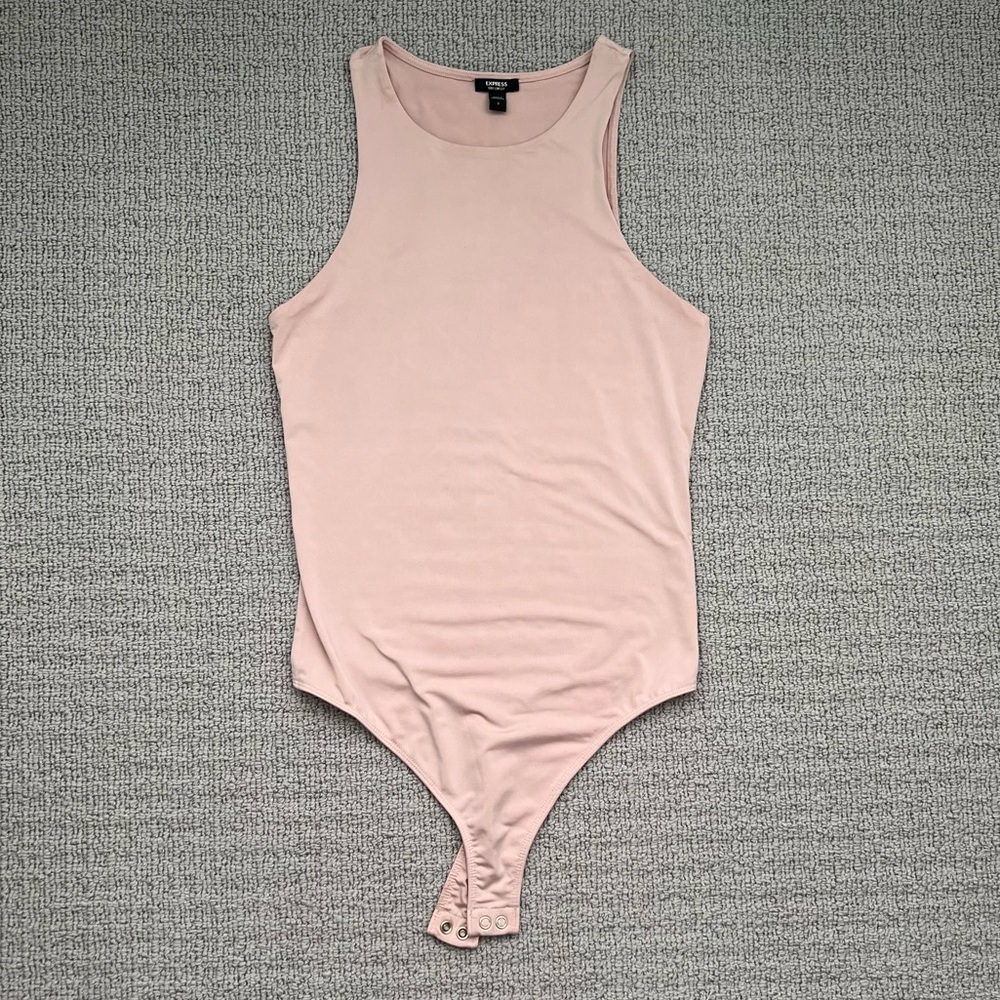 Express Body Contour Compression High Neck Bodysuit